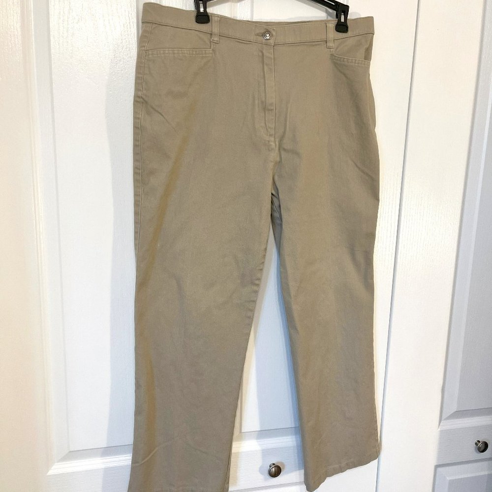 TABI 16P stretch cotton twill pants